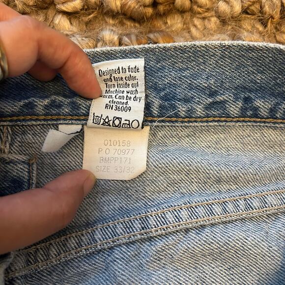 Vintage Calvin Klein Jeans 33x32 – Made in USA – Unisex Boyfriend Fit-EUC - Picture 9 of 9